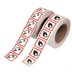 GHS‑compliant Labels