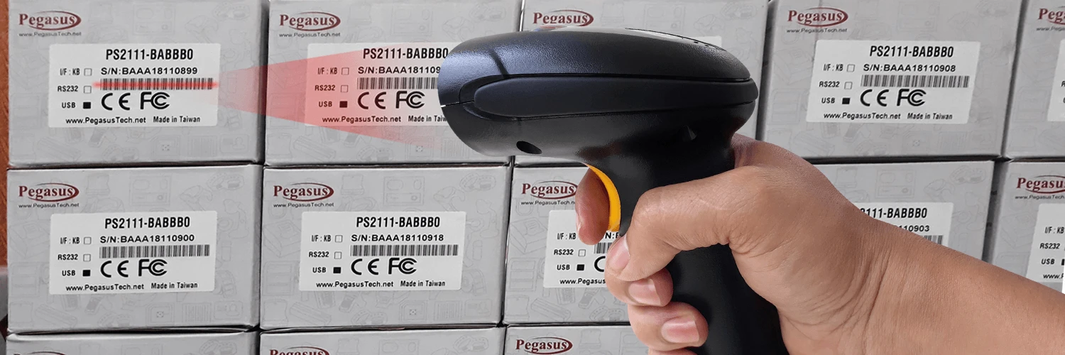 Pegasus PS3160 Wired 2D Barcode Scanner